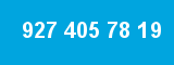 927 405 78 19